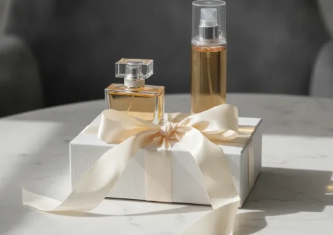 Curated fragrance set featuring perfume and body mist